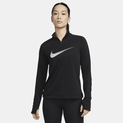 NIKE公式】ナイキ Dri-FIT スウッシュ ウィメンズ 1/4ジップ ロングスリーブ ランニングミッドレイヤー.オンラインストア (通販サイト)